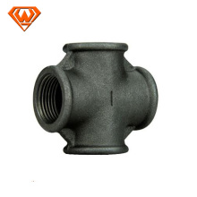 fm/ul/iso approved ductile iron grooved pipe fitting for fire fighting cross